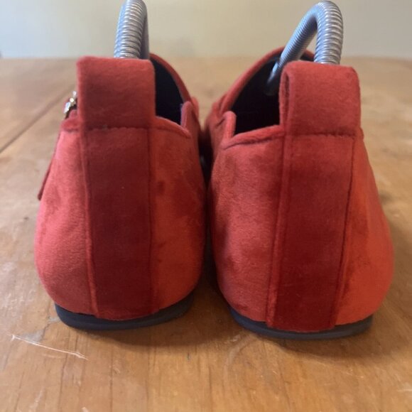 Farm Rio Women Mary Jane Flats Adjustable Straps Buckle Square Toe Red Size 9 - Picture 4 of 12